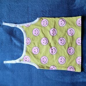 Solstice Intimates sz L Printed Cotton Undershirt "Skippy"